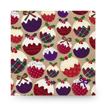 Christmas Card - Christmas Puddings