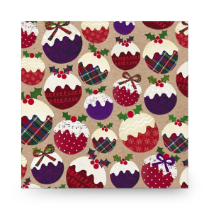 Christmas Card - Christmas Puddings