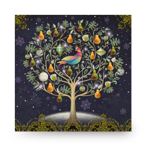 Christmas Card - Pretty Partridge in a Pear Tree